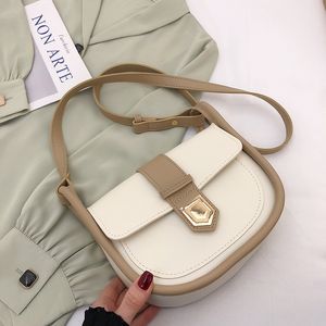 HBP TextPse Simple Small Bag Tide Dit jaar Populaire Qi Soft Skin Spring Shoulder Messenger bags