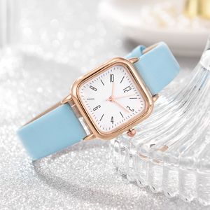 HBP Watch voor Lady Fashion Women Leather Watch Luxe Analog Quartz Polshipwatch Luxe dames casual horloges Montres de Luxe