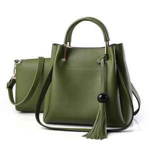 HBP Femmes Sac fourre-tout de style de mode Sacs Composite Femme PU Cuir Sac À Main Épaule Messenger sac Vert