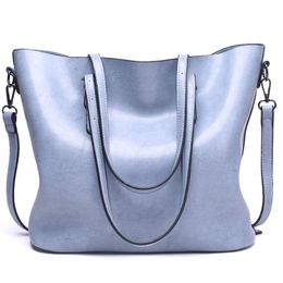 HBP femmes sacs à main sacs à main sacs à bandoulière en cuir grande capacité fourre-tout sac décontracté haute qualité sac à main sac à main couleur bleu ciel