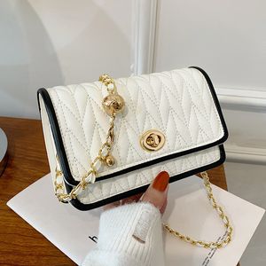 HBP Women Lady Messenger Bags Big Pattern Satchel Luxurys Designers Echt lederen schoudertas Ketting Handtassen Men Purse Gold 3 in 1