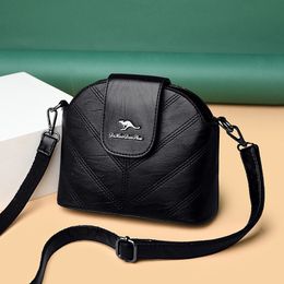 HBP Dames Designer Handtas Hoge Capaciteit Schouder Messenger Bag Vintage Mode Vrouwelijke Tas 2020 Nieuwe Leer van hoge kwaliteit