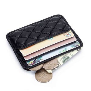 HBP Women's Zero Wallet Thin Lingge Tarjetero Tarjeta bancaria Titular de la tarjeta de licencia de conducir 220817