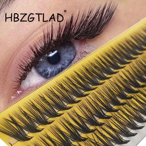 HBZGTLAD 20D L CURL SUPER CLUSTER EYELASH NATUURLIJKE Mink Individuele Lashes Make -up Tools Cilias Volume 240407