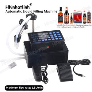 HC-100 elektrische vloeistoffen vulmachine mini flessen water vulstof digitale pomp voor parfum drinkwater melk olijfolie 110V 220V