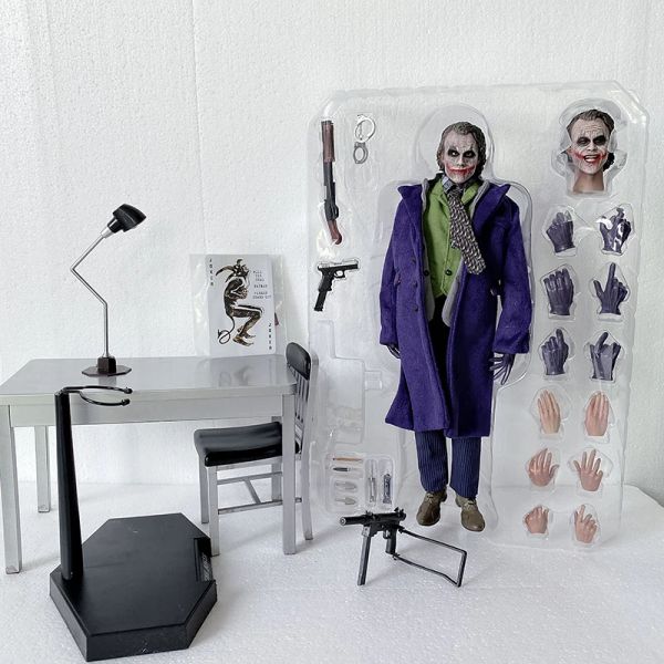 HC Hot Toys Joker Figure The Comedian Play Arts The Dark Knight 1/6 Articulated Joints Collectable Toy 30cm