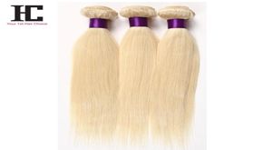 HC-product Braziliaanse blonde maagdelijke haarbundels Aanbiedingen Braziliaanse maagdelijke haar 3 bundels 100 Hunam haarinslagen Extensions3142946