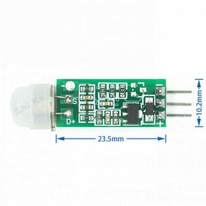Mini capteur de mouvement infrarouge PIR HC-SR505, Module de détection précis, interrupteur corporel, mode de détection pour Arduino