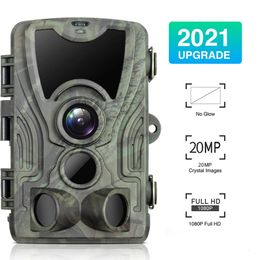 Caméra de chasse et de suivi des sentiers de chasse HC801A, avec Vision nocturne, caméra de suivi extérieure activée par le mouvement, déclencheur de détection de la faune 231225