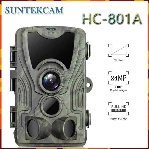 HC801A Hunting Trail Camera Camera Wildlife Cameras avec Vision Night Motion activé extérieur Trigger Scouting 240426