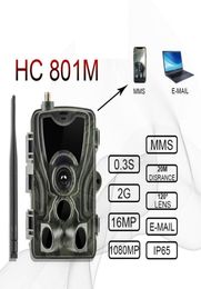 HC801M 2G Hunting Trail Camera 12MP 1080P 940NM IP65 MMS Wildlife Camera Deer Feed Po Traps Night Vision Hunters Chasse T1912131155982