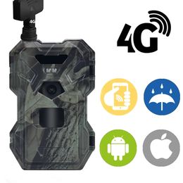 HC880Pro Outdoor 4G 30MP 2K App Control Night Vision Trap Game 120 graden jachtpad CAM Wireless Cellular Wildlife Camera 240426
