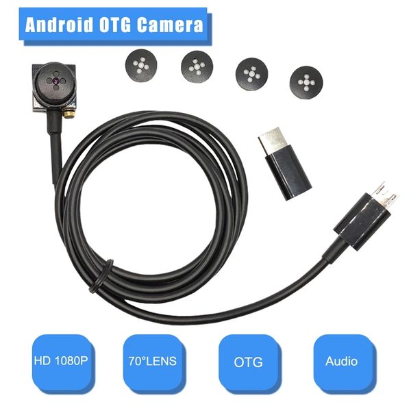 Caméra HD 1080P, vidéosurveillance USB 2MP, pour téléphone portable, Android OTG Mircro
