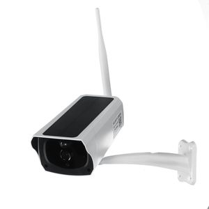 Caméra IP WiFi sans fil à énergie solaire HD 1080P caméra de vidéosurveillance à domicile de sécurité extérieure avec carte mémoire 64G