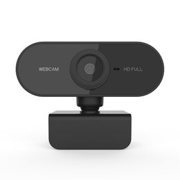 HD 1080P Webcam Mini Ordinateur PC WEBCAMERA avec caméras rotatifs à microphone pour la diffusion de la diffusion en direct Conférence de conférence Otttie