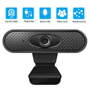 HD 1080P Webcam PC Camera Ingebouwde microfoon Laptop Computer Web Cam Android TV Past op Skype OS Windons