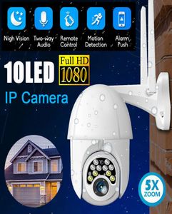 HD 1080P WIFI IP-camera Draadloos Outdoor CCTV PTZ Smart Home Security IR Cam Automatische tracking Alarm 10 LED Waterdichte telefoon Remo1247828