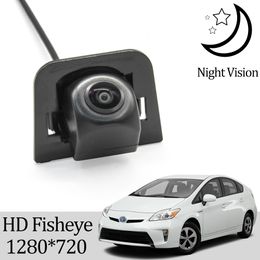 Caméra de recul Fisheye HD 1280 720, moniteur de réserve de voiture pour Toyota Prius/Prius Alpha 2009 2010 2011 2012 2013 2014 2015