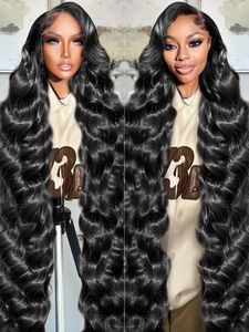 HD 250% Transparante Body Wave 30 40 Inches 5X5 Lijmloze babyhaar 13X4 Front Menselijk haar Pruiken 13X6 Kant Frontale Pruik