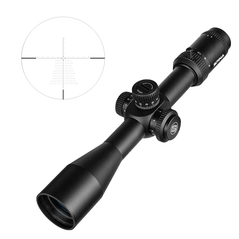 HD 4-16X44 FFP Lunette de chasse Premier plan focal Riflescopes Tactique Verre Gravé Réticule Optique Sights Fits .308 Fusil Optique