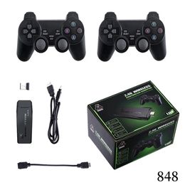 HD 4K NOSTALGIC Video Video Host Consola Retro Mini Arcade Wireless M8 Home TV U Tesoro incorporado 20000 Consolas de videojuegos de juegos con Joysticks de doble gamepad 848DD