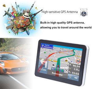 HD 7 pouces Auto Car GPS Navigation Bluetooth Hands appelle Truck Navigator Avin FM Transmetteur 8 Go 3D MAPS2332