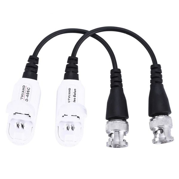 HD 720P/1080P CVI/TVI/AHD Video pasivo Balun BNC Conector a UTP Cat5/5e/6 Video Balun Transceptores pasivos