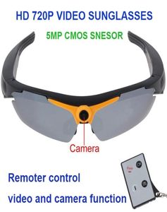 HD 720p 5MP Camera vidéo télécommande 170 degrés Angle Angle Smart Electronics Glass Sunglasses Glasshes8080680