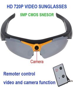 HD 720p 5MP Camera vidéo télécommande 170 degrés Angle Angle Smart Electronics Glass Sunglasses Lunettes8899198