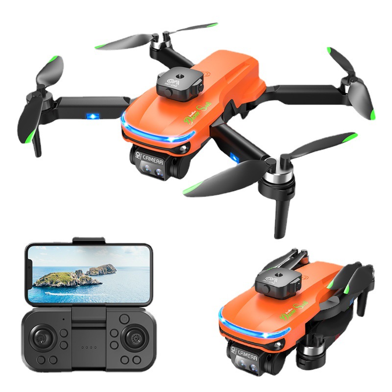 HD aerial photography foldable professional drone intelligent obstacle avoidance rc aircraft selfie optical flow quadcopter children's battery toys