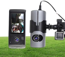 Cámara HD para coche DVR con doble lente, GPS, cámara de salpicadero, grabadora de vídeo de visión trasera, registrador automático, GSensor DVR X3000 R3009759124