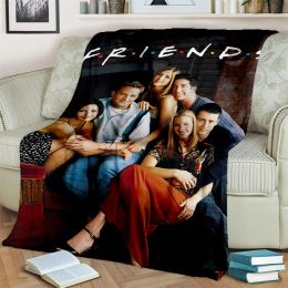 HD Classics TV Friends 3D Printing -deken, zachte worpdeken voor thuis slaapkamer bedbank picknick reiskantoor cover deken kinderen