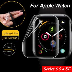 Film HD Clear Soft TPU Hydrogel Anti-Scratch Film Film Protector de la couverture complète pour Apple Watch Series 6 5 4 SE IWATCH 40 / 44MM