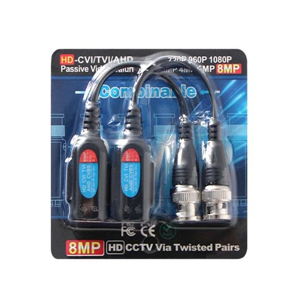 HD CVI Video Balun Transceptor con embalaje para la cámara CCTV03482065