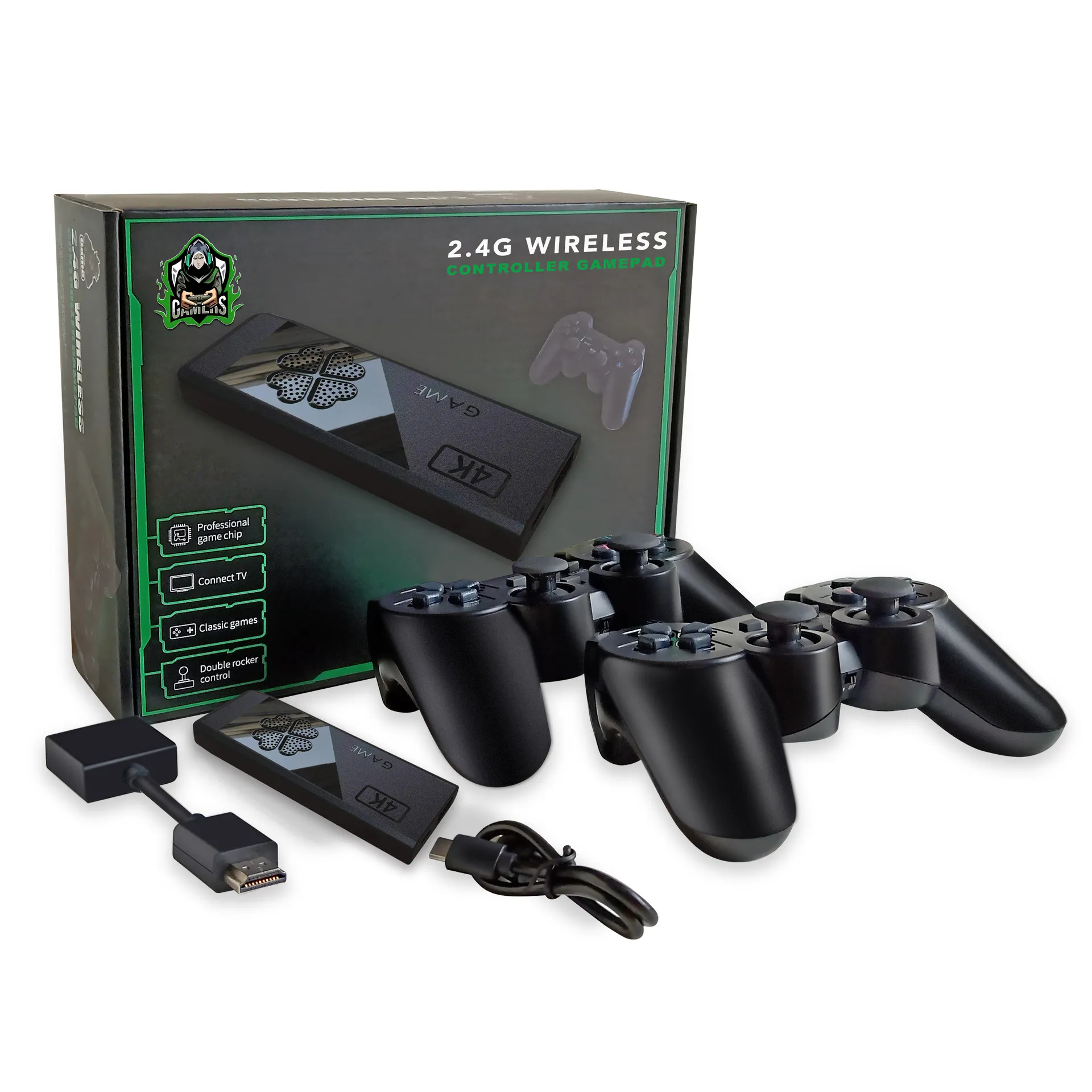 M8II M8 ТВ -видео консоль 2,4G Двойной беспроводной игровой контроллер Stick 4K 13000 Retro Games 64 ГБ с джойстиками для PS1/GBA Dropshipping
