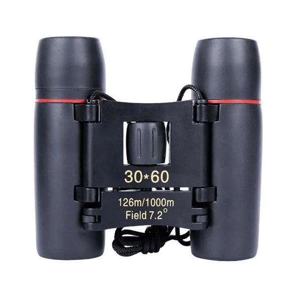 Mini télescope Jumelles HD Haute Puissance Vision Nocturne Zoom Télescope d'observation Caméra 30X60 Jumelles Pliantes Observation des Oiseaux en Plein air 12 LL