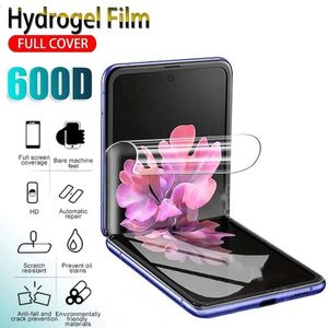 HD Hydrogel Film Screen Protector Voor Samsung Galaxy Z Flip4 Zachte Beschermfolie Voor Samsung Galaxya Z Flip5 Flip3 Zflip 4