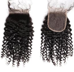 Bella Hair3841329, tissage bouclé en dentelle HD, 4x4, fermetures supérieures avec cheveux de bébé, cheveux humains malaisiens vierges, 826 pouces