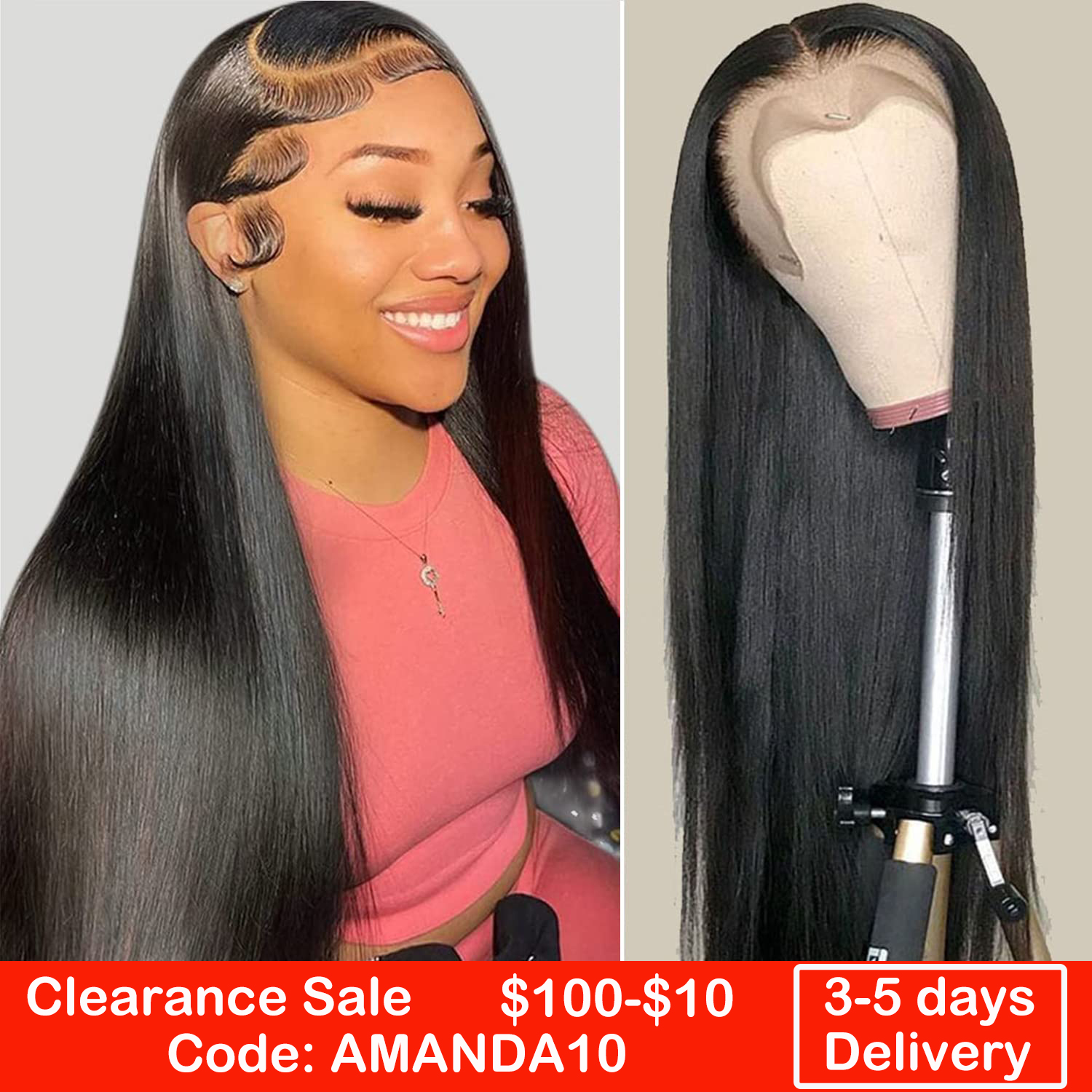 HD Lace Frontal Wig 28 30 inch Straight Human Hair Wigs 180% 13x4/6 Transparent 5x5 Human Hair Lace Closure Wigs