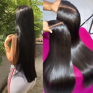 HD Lace Wig 13x6 Human Hair Straight Lace Front Wigs 26inch Braziliaanse Lace Frontal Human Hair Wigs