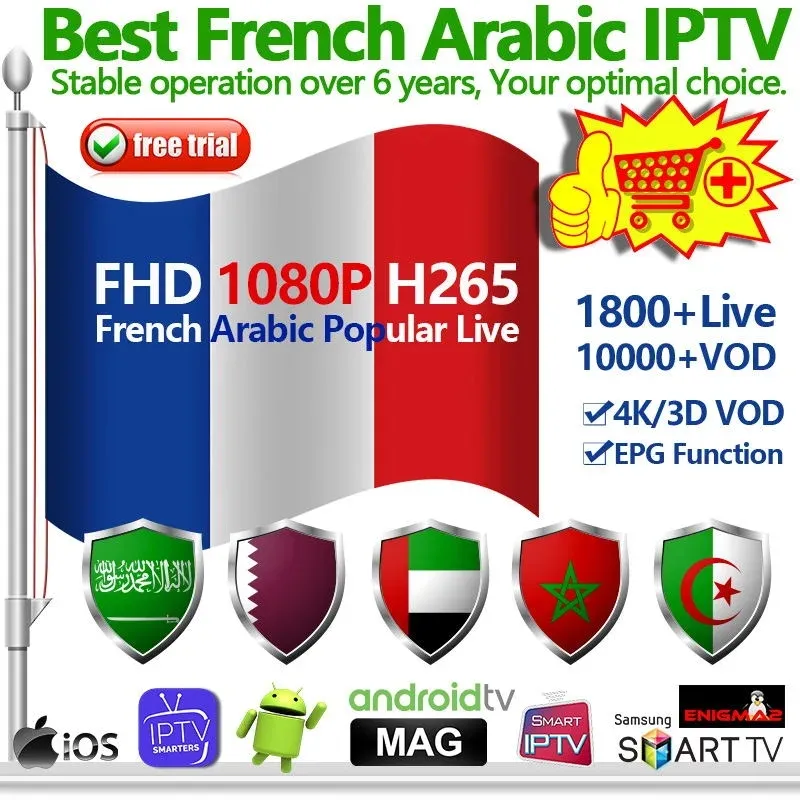 HD M3U Receivers World Abonnement Premium Stable 12 Mois Espagne Avec 4K HEVC VOD Films Pour Xtream Code XXX Smart TV Smarters Pro IOS PC