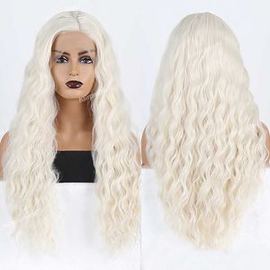 HD Medium roll Highlight Lace Front Human Hair Wigs For Women Lace Frontal Wig Pre Plucked Honey Blonde Colored Synthetic Wigs Hair Products Hair Wigs More colors
