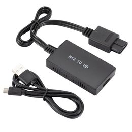 Câble de liaison de convertisseur HD N64 vers HDTV pour N64/GameCube/SNES Plug and Play 1080P Nintendo 64 vers HDM Converte