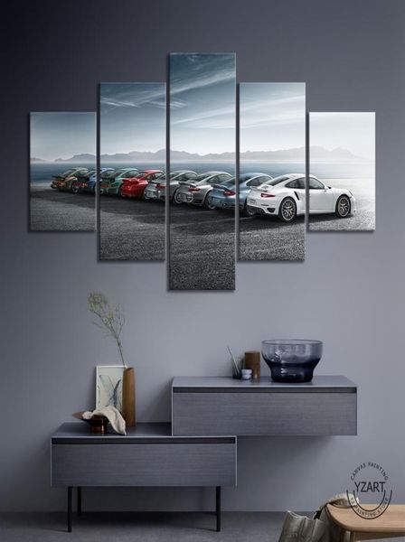 HD impreso pintura de coches deportivos sobre lienzo decoración de la habitación impresión cartel de coche de lujo imagen lienzo arte de la pared pintura sin marco 2103109101517
