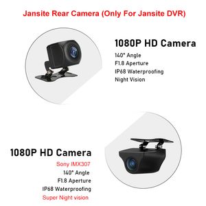 Caméra arrière HD caméra de Vision nocturne uniquement pour jansite voiture DVR large rétroviseur multimédia flux caméra de tableau de bord