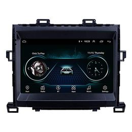 Unité principale vidéo de voiture Écran tactile HD 9 pouces Navigation GPS Android pour Toyota Alphard/Vellfire ANH20 2009-2014 avec Bluetooth AUX