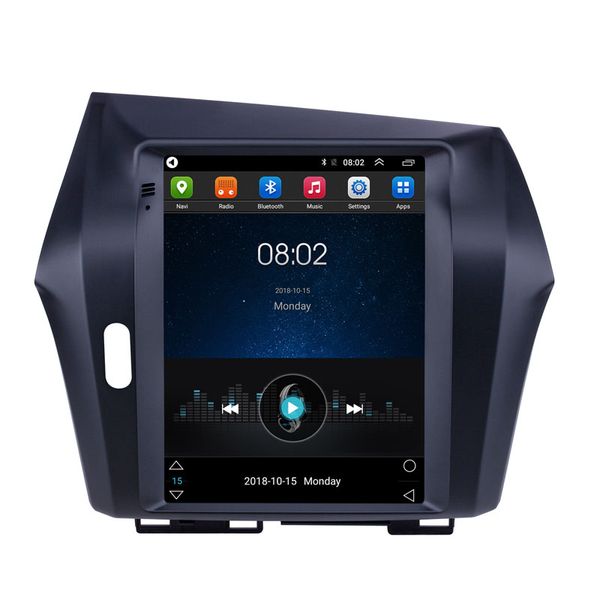 Lecteur vidéo de voiture de navigation GPS Android à écran tactile HD de 9,7 pouces pour 2013 Honda Jade avec prise en charge Bluetooth WIFI Commande au volant