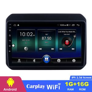 Lecteur dvd de voiture à écran tactile HD 9 pouces Android GPS Navigation Radio pour 2016-2018 Suzuki IGNIS avec prise en charge USB WIFI AUX Carplay 3G