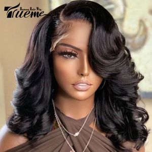 HD Transparent 13x4 Lace Front Human Hair Wigs 13X6 Pré-cueillette de carrosserie de dentelle pour femmes 4x4 Bob t Pièce de fermeture 240416