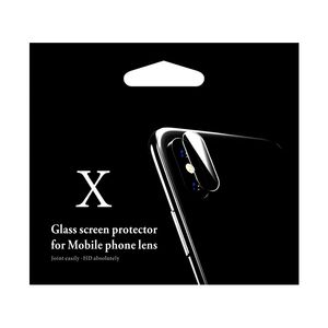 Lentille de caméra arrière transparente HD en verre trempé pour iPhone Xs Max XR X 5 6 7 8 Plus protecteur de film d'écran anti-rayures avec emballage de vente au détail